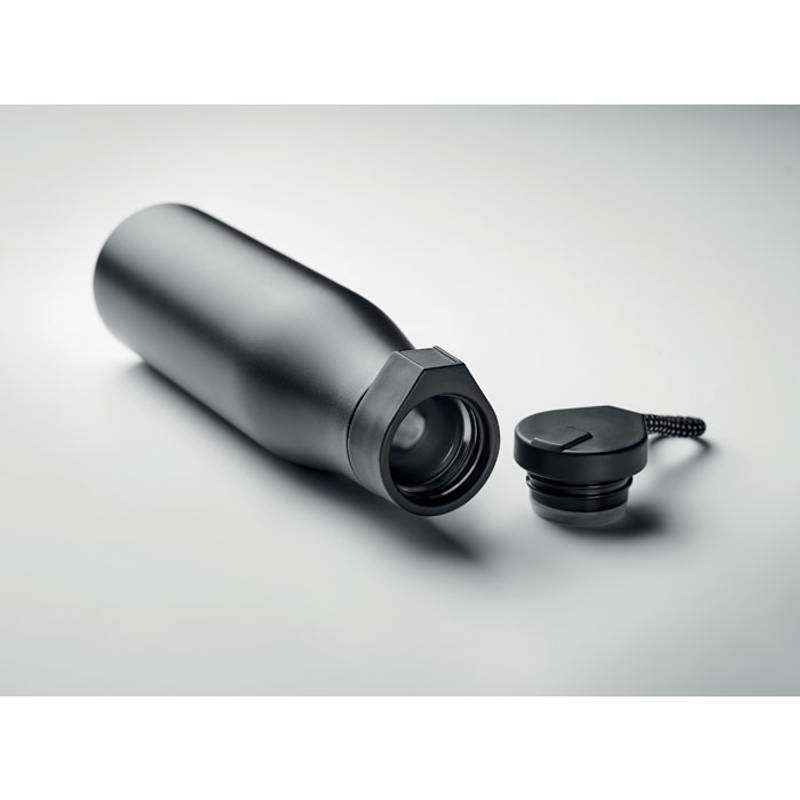 URSUS Dvoustěnná láhev 600ml, černá URSUS Dvoustěnná láhev 600ml, černá