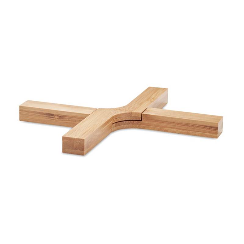 IMBA Bambusový stojan na hrniec , hnedá IMBA Bambusový stojan na hrniec , hnedá