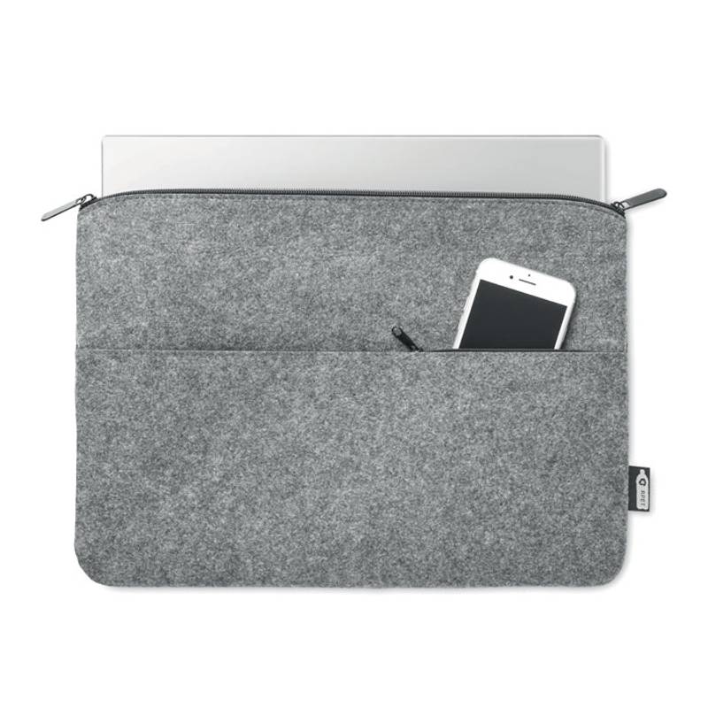 TOPLO Brašna na notebook z RPET plsti , šedá TOPLO Brašna na notebook z RPET plsti , šedá