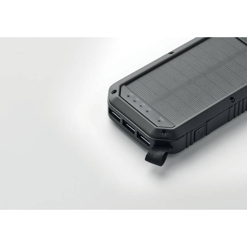 POWEREIGHT Solární nabíječka 8000 mAh, černá POWEREIGHT Solární nabíječka 8000 mAh, černá