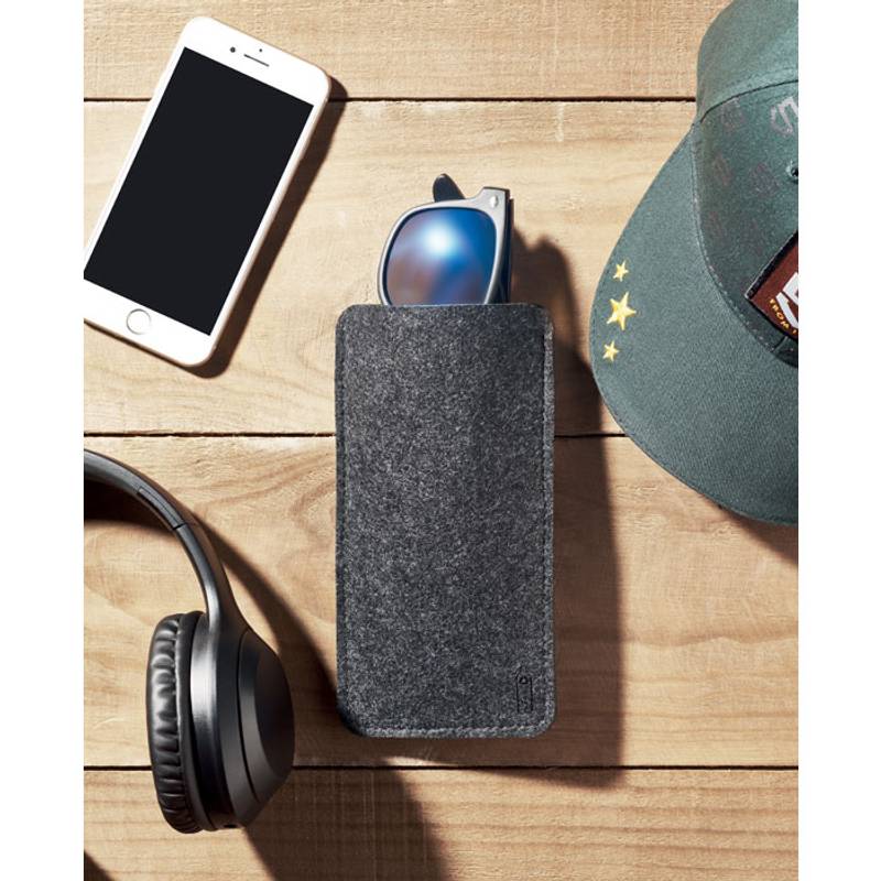 NIRSON Plstené RPET púzdro na okuliare , sivá tmavá NIRSON Plstené RPET púzdro na okuliare , sivá tmavá