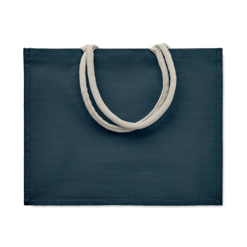 AURA Jutová taška , modrá AURA Jutová taška , modrá