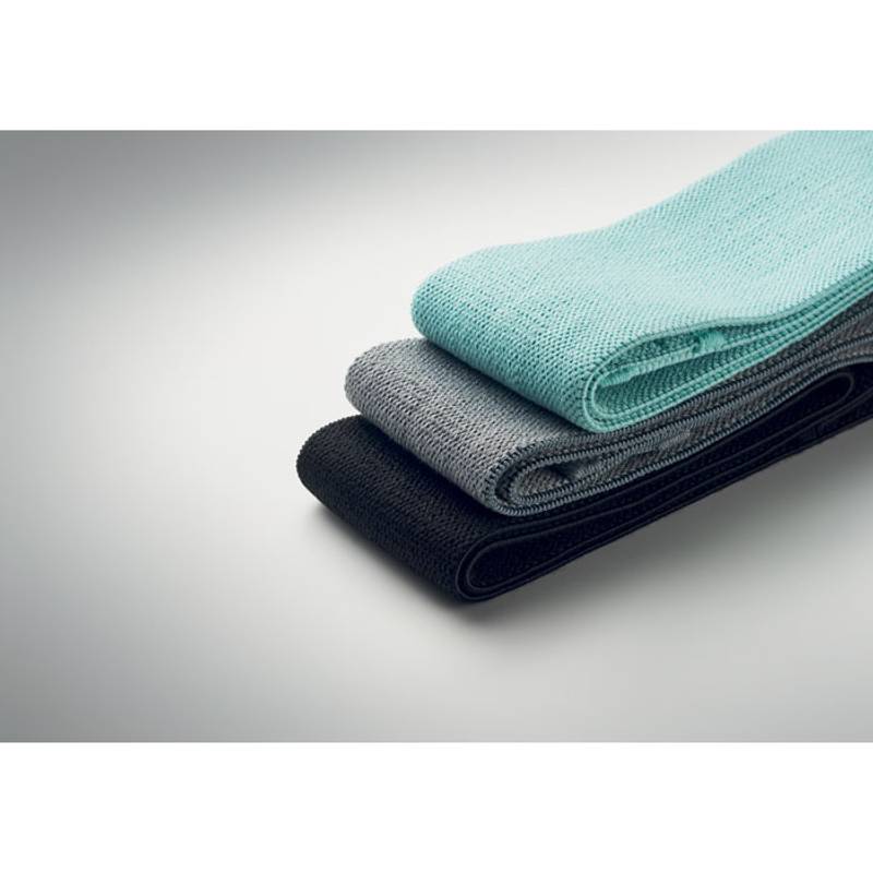 BANDA Sada 3 fitness pásů v pouzdru , černá BANDA Sada 3 fitness pásů v pouzdru , černá