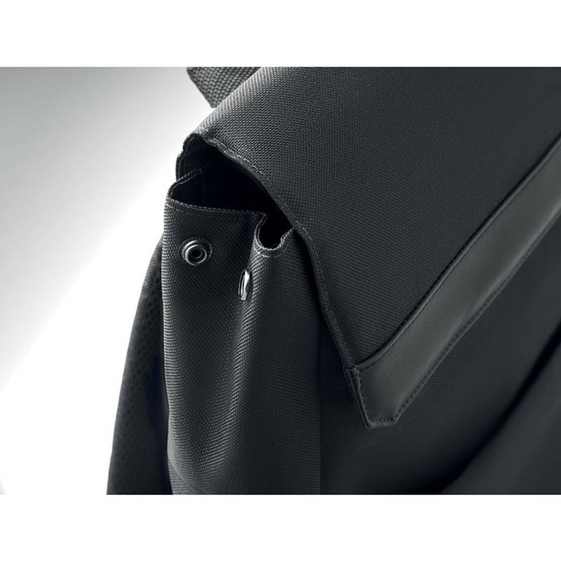 DAEGU LAP Batoh na notebook z RPET , čierna DAEGU LAP Batoh na notebook z RPET , čierna