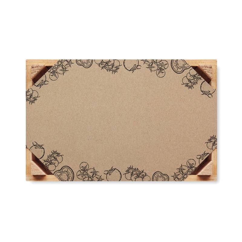 TOMATO Rajčatový set v přepravce , hnědá TOMATO Rajčatový set v přepravce , hnědá