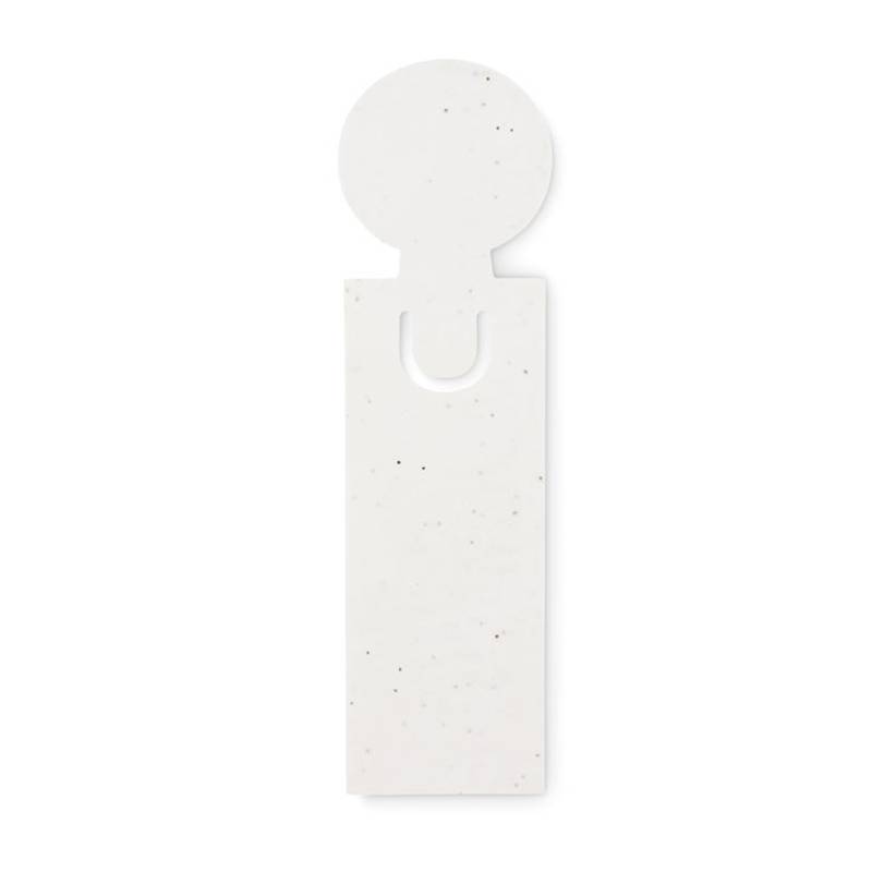 IDEA SEED Záložka s lístky a semínky , bílá IDEA SEED Záložka s lístky a semínky , bílá