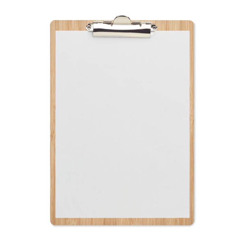 CLIPBO Bambusová zložka A4 s klipom , hnedá CLIPBO Bambusová zložka A4 s klipom , hnedá