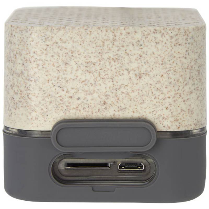 Aira Bluetooth® reproduktor z pšeničnej slamy, biela Aira Bluetooth® reproduktor z pšeničnej slamy, biela