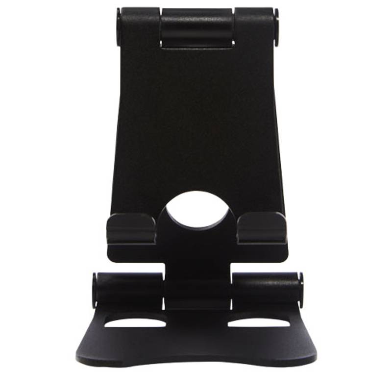 Skládací stojánek na telefon Riso, černá Skládací stojánek na telefon Riso, černá