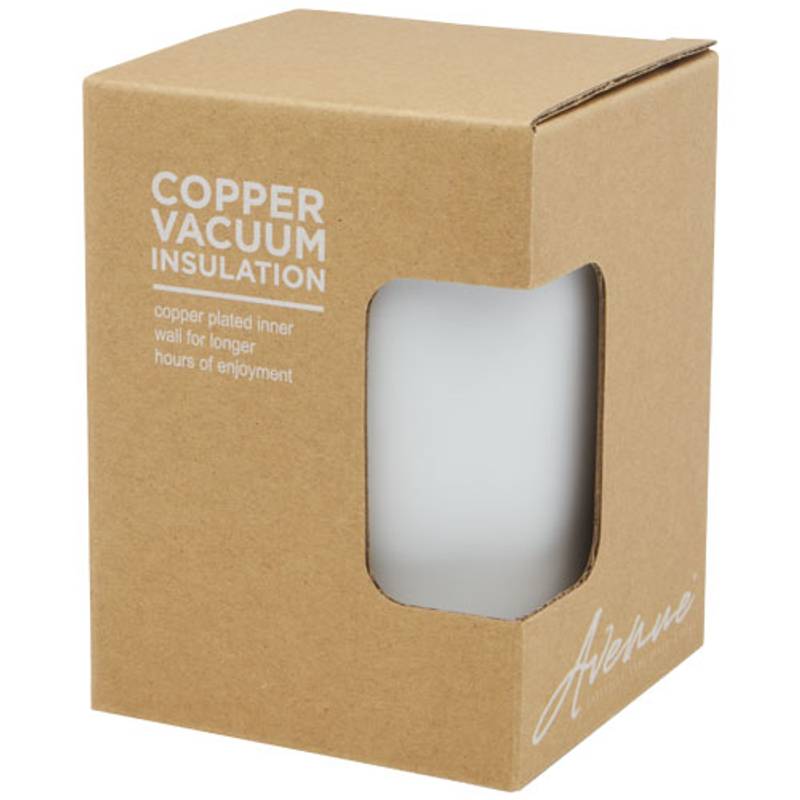 Termo hrnek objemu 300 ml z nerezové oceli s měděnou vakuovou izolací a bambusovým víčkem Lagan Termo hrnek objemu 300 ml z nerezové oceli s měděnou vakuovou izolací a bambusovým víčkem Lagan