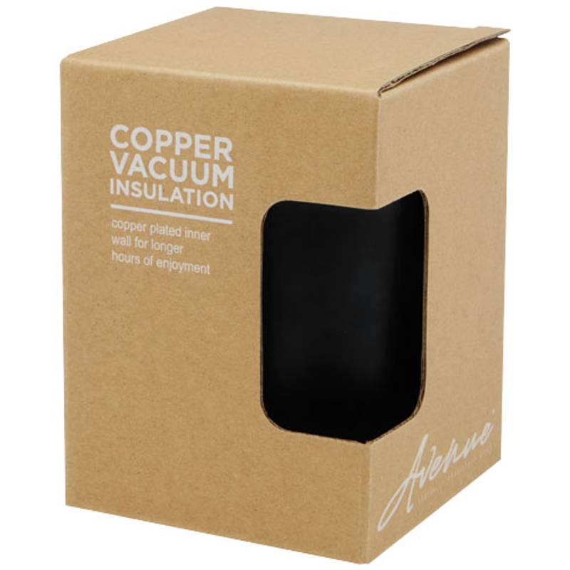 Termo hrnek objemu 300 ml z nerezové oceli s měděnou vakuovou izolací a bambusovým víčkem Lagan Termo hrnek objemu 300 ml z nerezové oceli s měděnou vakuovou izolací a bambusovým víčkem Lagan