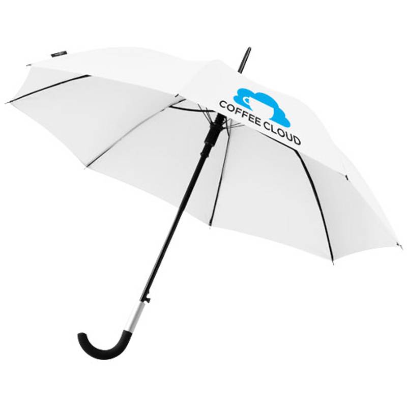 23" dáždnik Arch s automatickým otváraním, biela