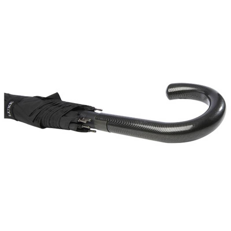 "23"" deštník Fontana s automatickým otevíráním a zahnutou rukojetí vzhledu uhlíkové oceli, černá" "23"" deštník Fontana s automatickým otevíráním a zahnutou rukojetí vzhledu uhlíkové oceli, černá"