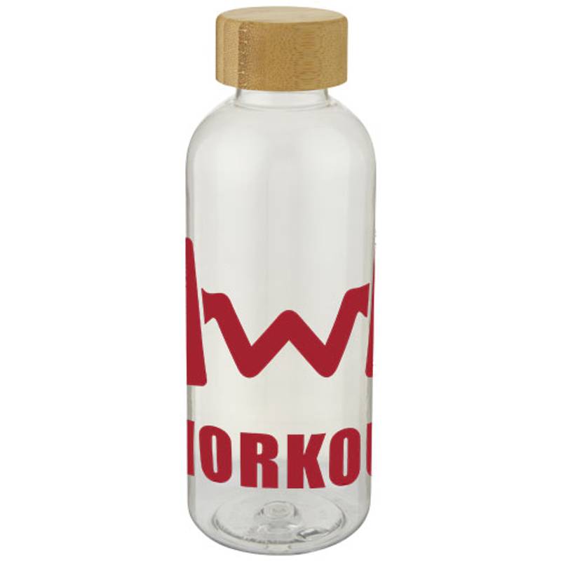 Sportovní láhev z recyklovaného plastu o objemu 650 ml Ziggs, bílá Sportovní láhev z recyklovaného plastu o objemu 650 ml Ziggs, bílá