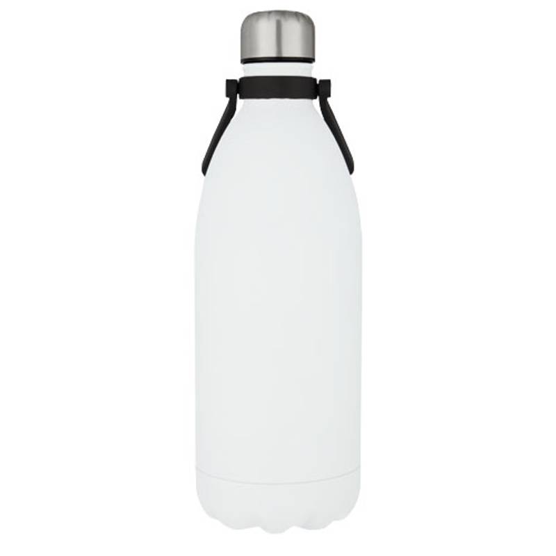 Fľaša z nerezovej ocele o objemu 1,5 l s vákuovou izoláciou Cove, biela Fľaša z nerezovej ocele o objemu 1,5 l s vákuovou izoláciou Cove, biela