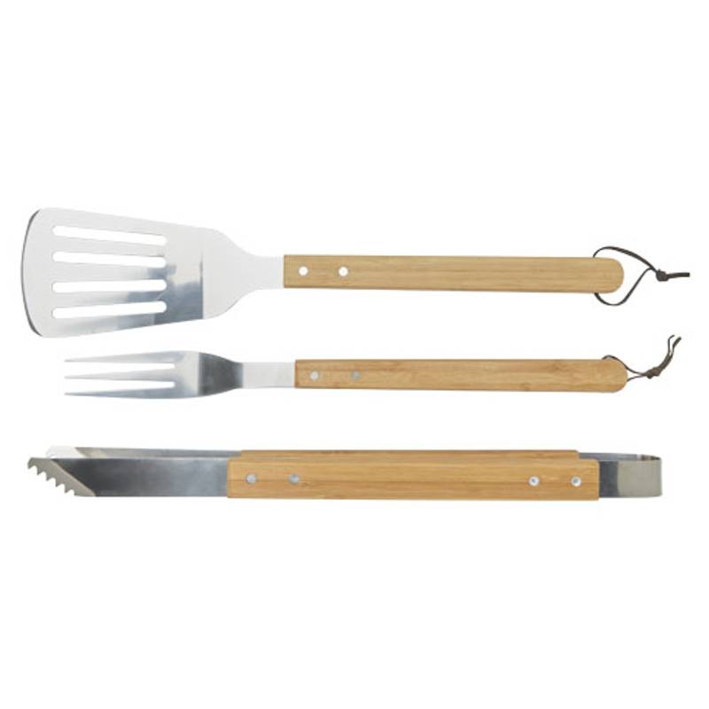 3dílná sada na grilování Assadus, přírodní 3dílná sada na grilování Assadus, přírodní
