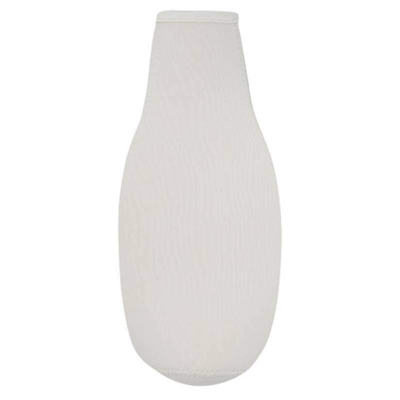 Pouzdro na láhve z recyklovaného neoprenu Fris, bílá Pouzdro na láhve z recyklovaného neoprenu Fris, bílá