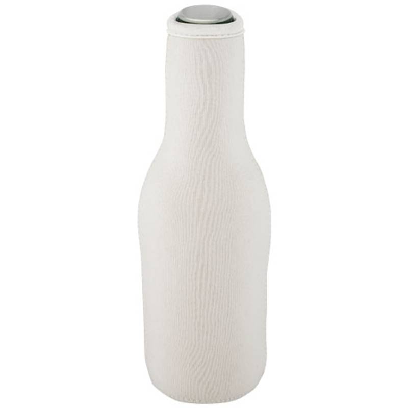 Pouzdro na láhve z recyklovaného neoprenu Fris, bílá Pouzdro na láhve z recyklovaného neoprenu Fris, bílá