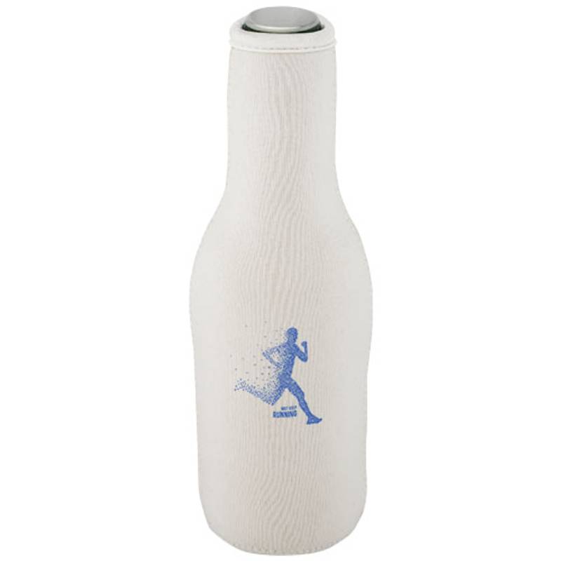 Pouzdro na láhve z recyklovaného neoprenu Fris, bílá Pouzdro na láhve z recyklovaného neoprenu Fris, bílá