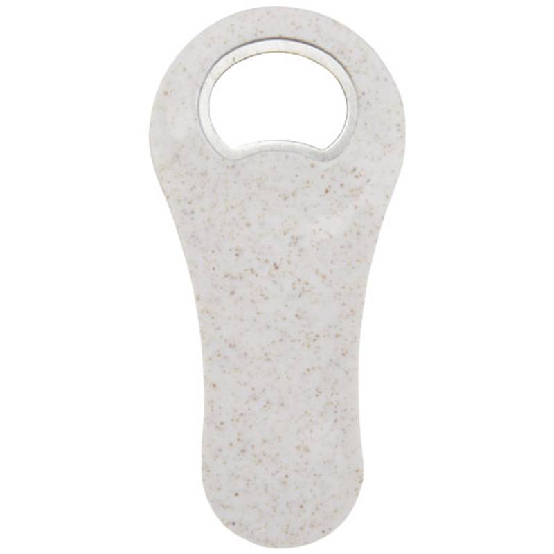 Otvárač na fľaše z pšeničnej slamy Schyn, biela Otvárač na fľaše z pšeničnej slamy Schyn, biela