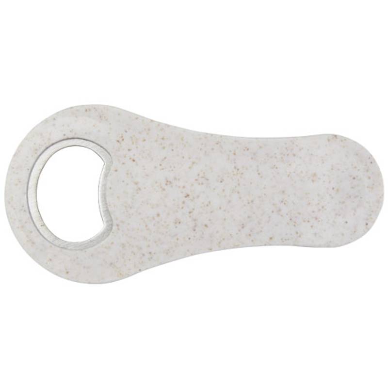 Otvárač na fľaše z pšeničnej slamy Schyn, biela Otvárač na fľaše z pšeničnej slamy Schyn, biela