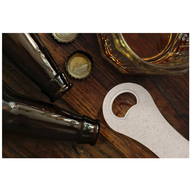 Otvárač na fľaše z pšeničnej slamy Schyn, biela Otvárač na fľaše z pšeničnej slamy Schyn, biela