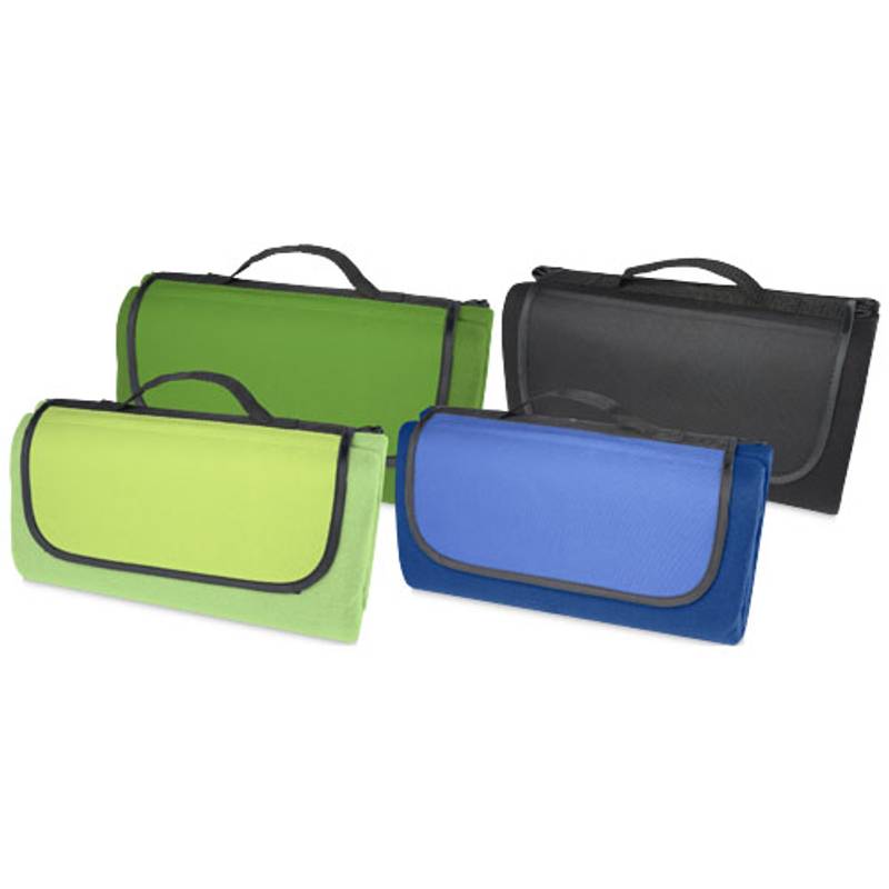 Pikniková deka z recyklovaného plastu Salvie, modrá Pikniková deka z recyklovaného plastu Salvie, modrá