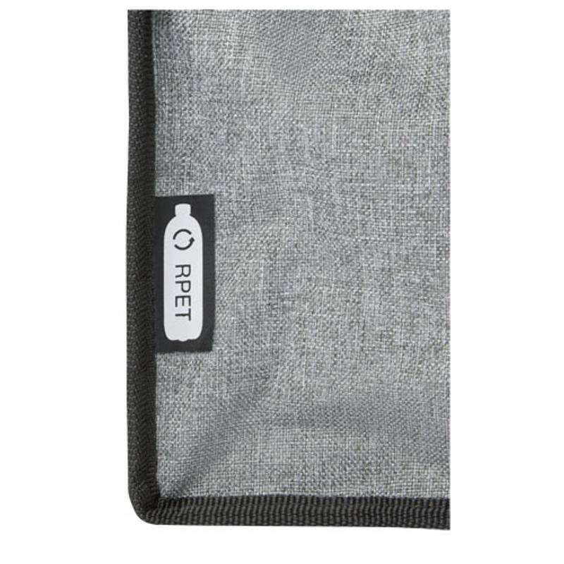 Chladící taška z RPET plastu pro 4 plechovky Reclaim, šedá Chladící taška z RPET plastu pro 4 plechovky Reclaim, šedá