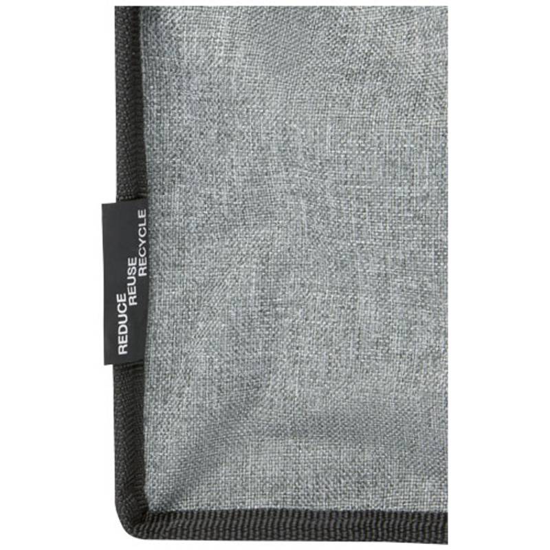 Chladící taška z RPET plastu pro 4 plechovky Reclaim, šedá Chladící taška z RPET plastu pro 4 plechovky Reclaim, šedá