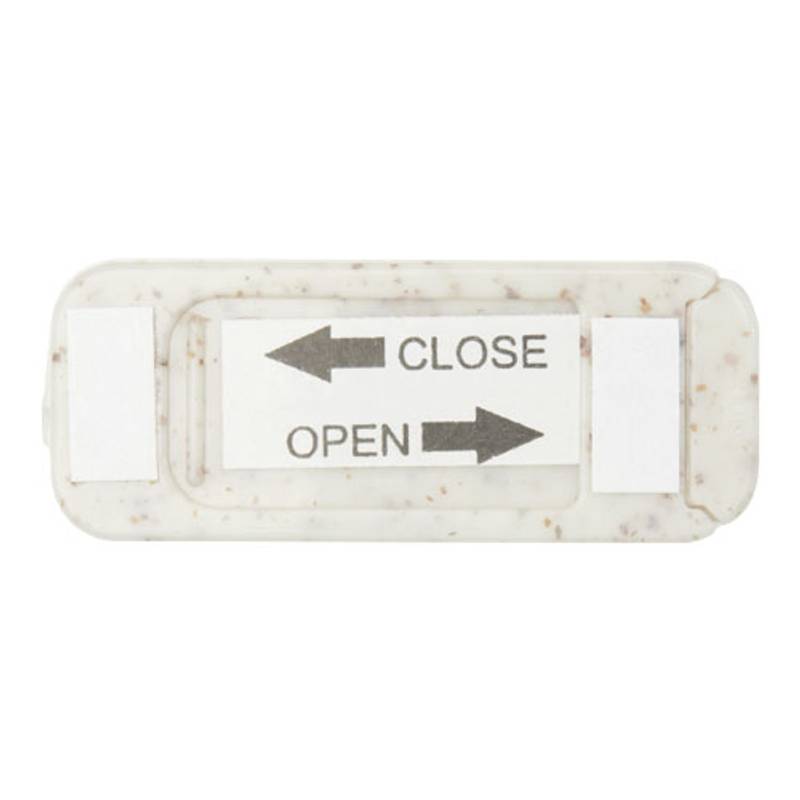 Krytka webové kamery z pšeničné slámy Kushi, bílá Krytka webové kamery z pšeničné slámy Kushi, bílá