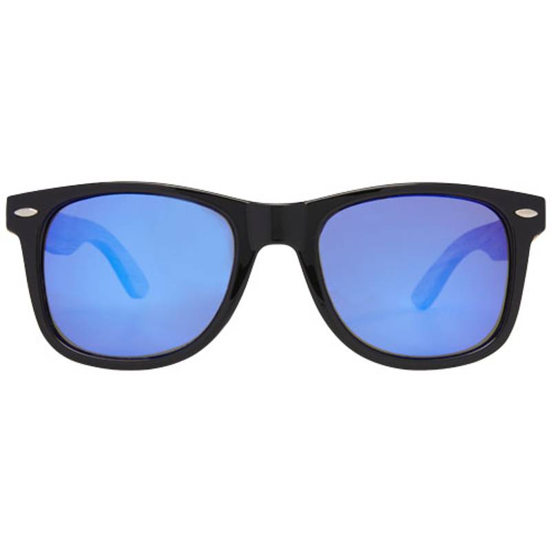 Dřevěné/rPET zrcadlové polarizované sluneční brýle Hiru, hnědá Dřevěné/rPET zrcadlové polarizované sluneční brýle Hiru, hnědá