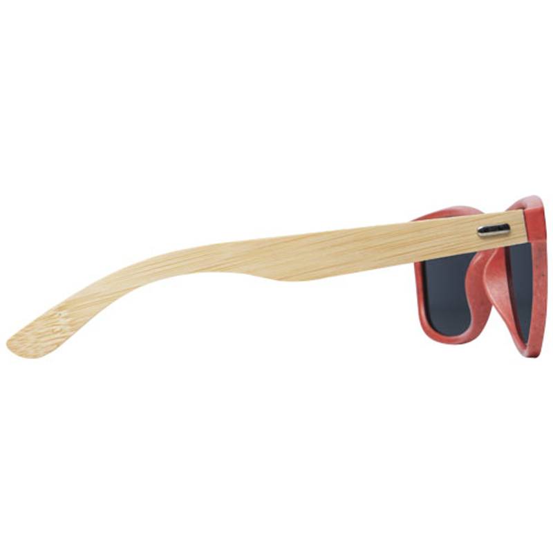 Bambusové slnečné okuliare Sun Ray, červená Bambusové slnečné okuliare Sun Ray, červená