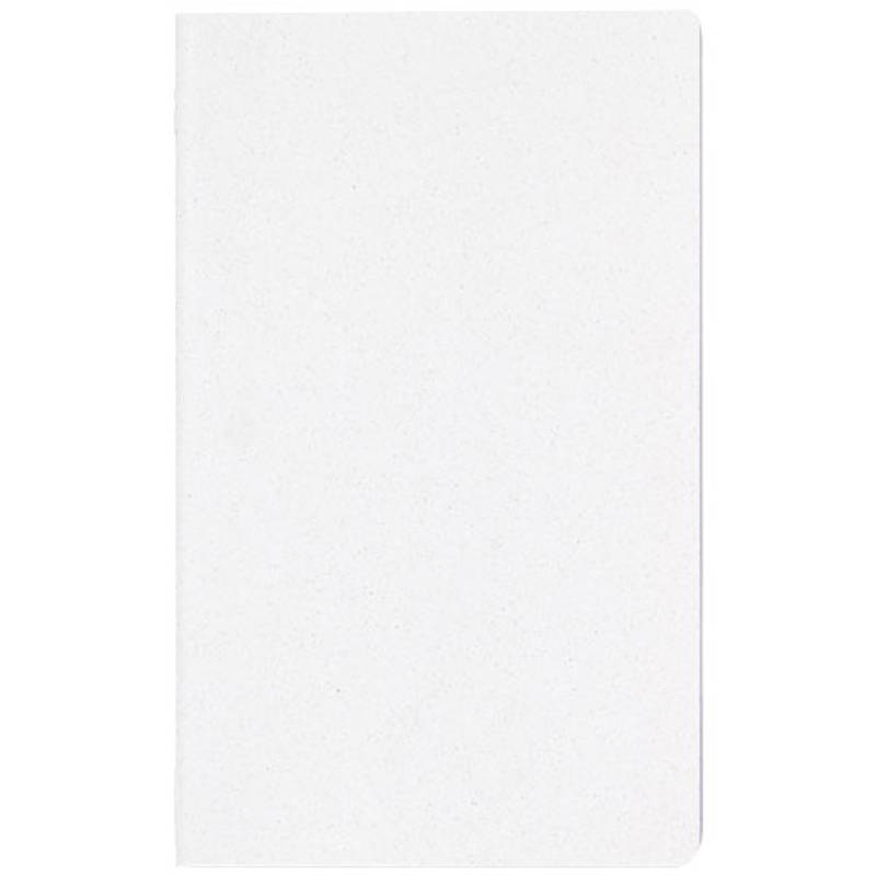 Fabia poznámkový blok s obálkou z crush papíru, bílá Fabia poznámkový blok s obálkou z crush papíru, bílá