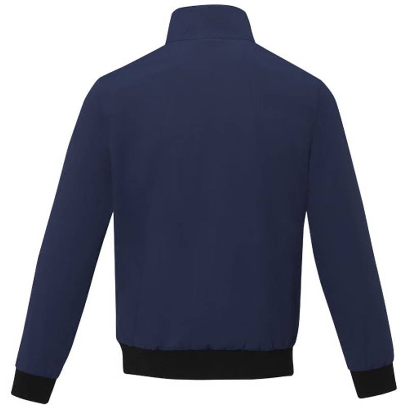 Lehká unisex bunda typu bomber Keefe, modrá XS Lehká unisex bunda typu bomber Keefe, modrá XS