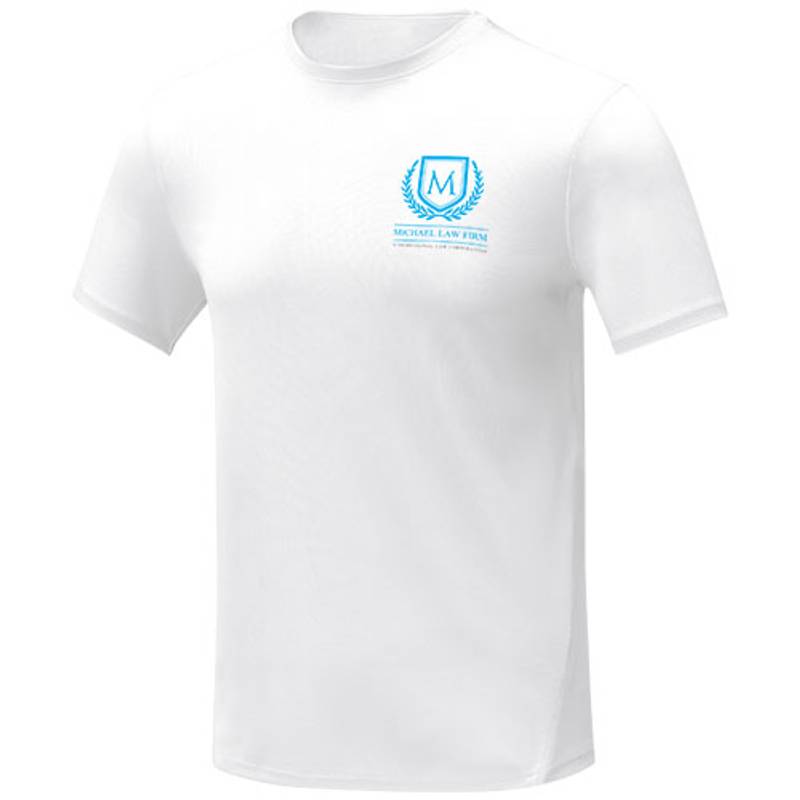 Pánske tričko Elevate cool fit s krátkym rukávom Kratos, biela, XS Pánske tričko Elevate cool fit s krátkym rukávom Kratos, biela, XS