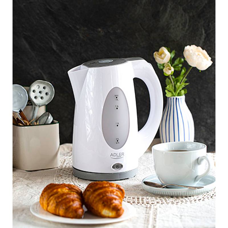 Rychlovarná konvice plastová 1,8L, ADLER AD1208 Rychlovarná konvice plastová 1,8L, ADLER AD1208