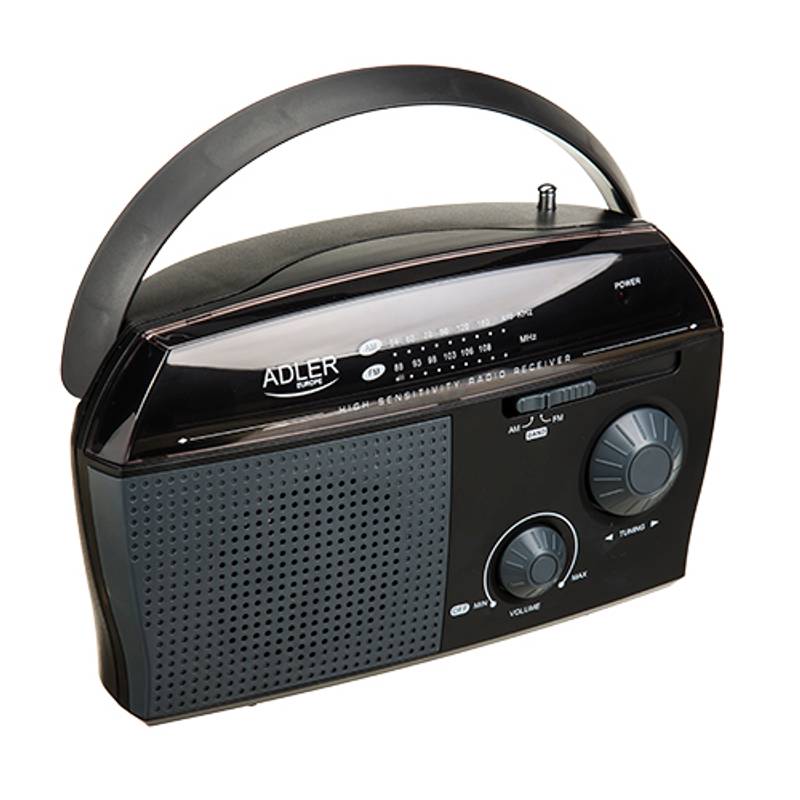 Rádio, čierna,  ADLER  AD1119