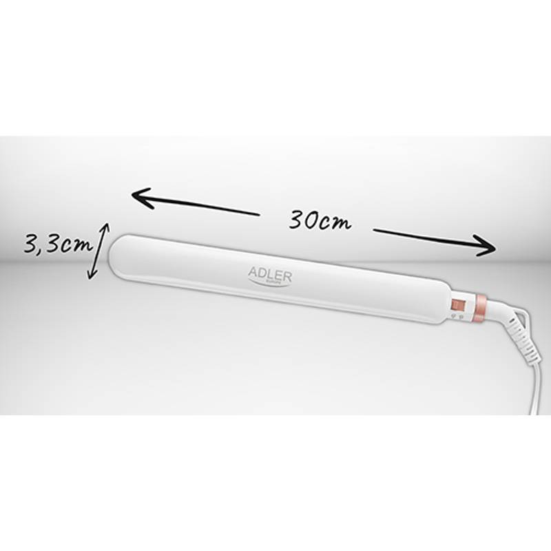 Žehlička na vlasy - keramická, ADLER AD2317 Žehlička na vlasy - keramická, ADLER AD2317