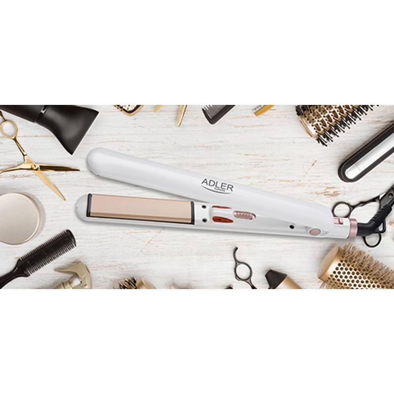 Žehlička na vlasy - keramická, ADLER AD2317 Žehlička na vlasy - keramická, ADLER AD2317