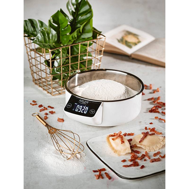 Kuchynská váha s miskou, ADLER AD3166 Kuchynská váha s miskou, ADLER AD3166