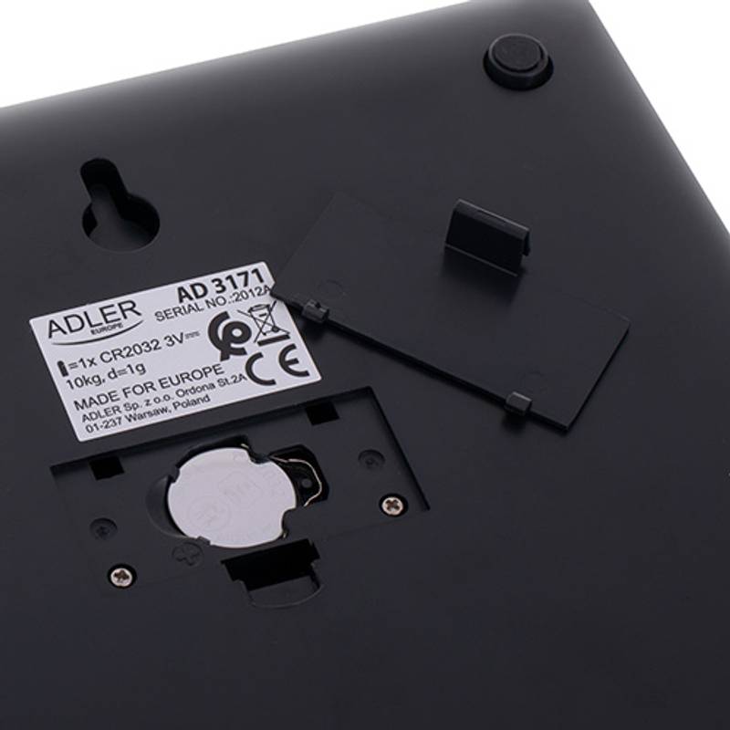 Kuchynská váha - do 10kg, ADLER AD3171 Kuchynská váha - do 10kg, ADLER AD3171