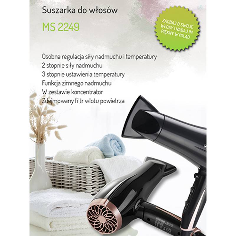 Fén 2000W, MESKO MS2249 Fén 2000W, MESKO MS2249