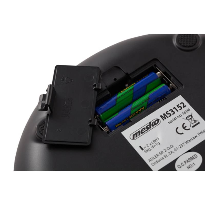 Kuchynská váha s miskou 1,8L, MESKO MS3152 Kuchynská váha s miskou 1,8L, MESKO MS3152