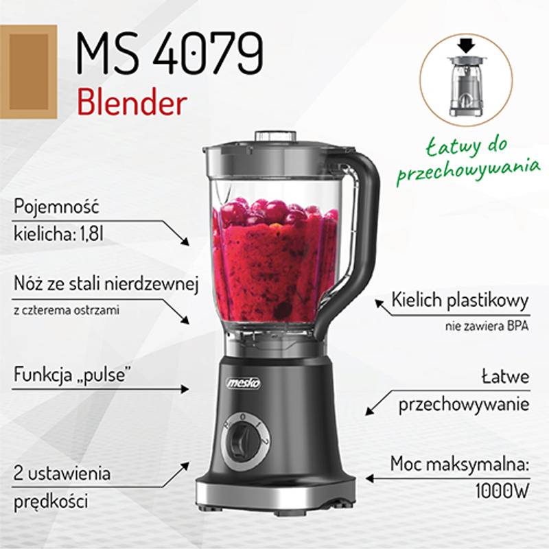 Mixér, MESKO MS4079b Mixér, MESKO MS4079b