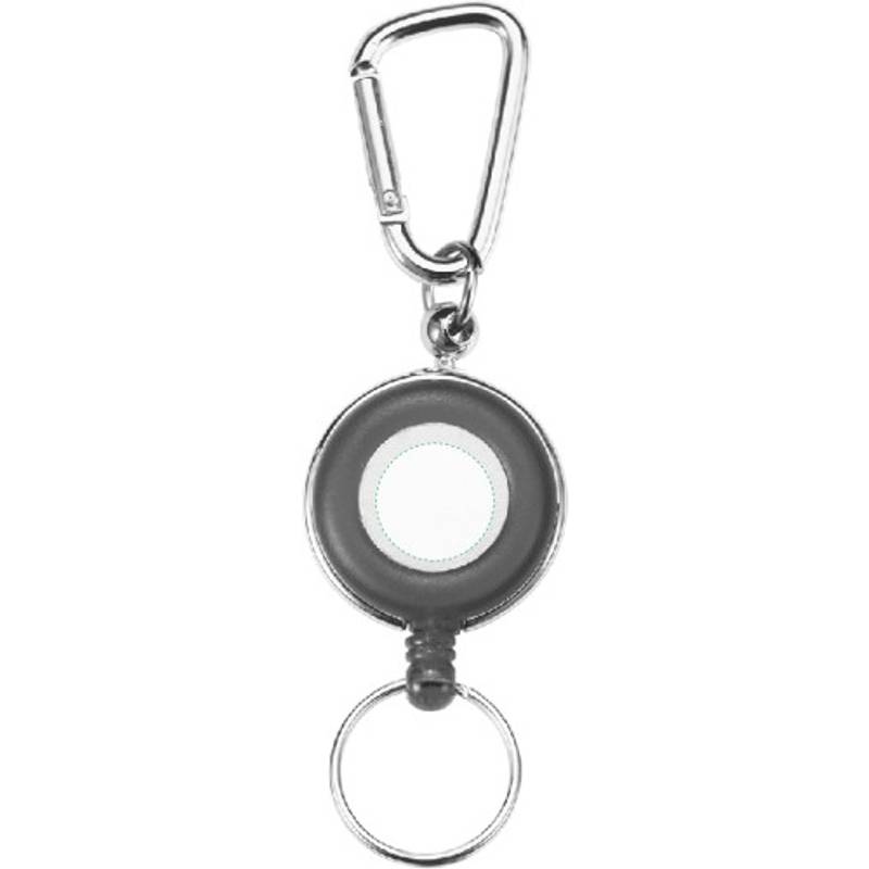 Kovová kľúčenka, držiak na skipas, karabína, červená /COMO/ Kovová kľúčenka, držiak na skipas, karabína, červená /COMO/