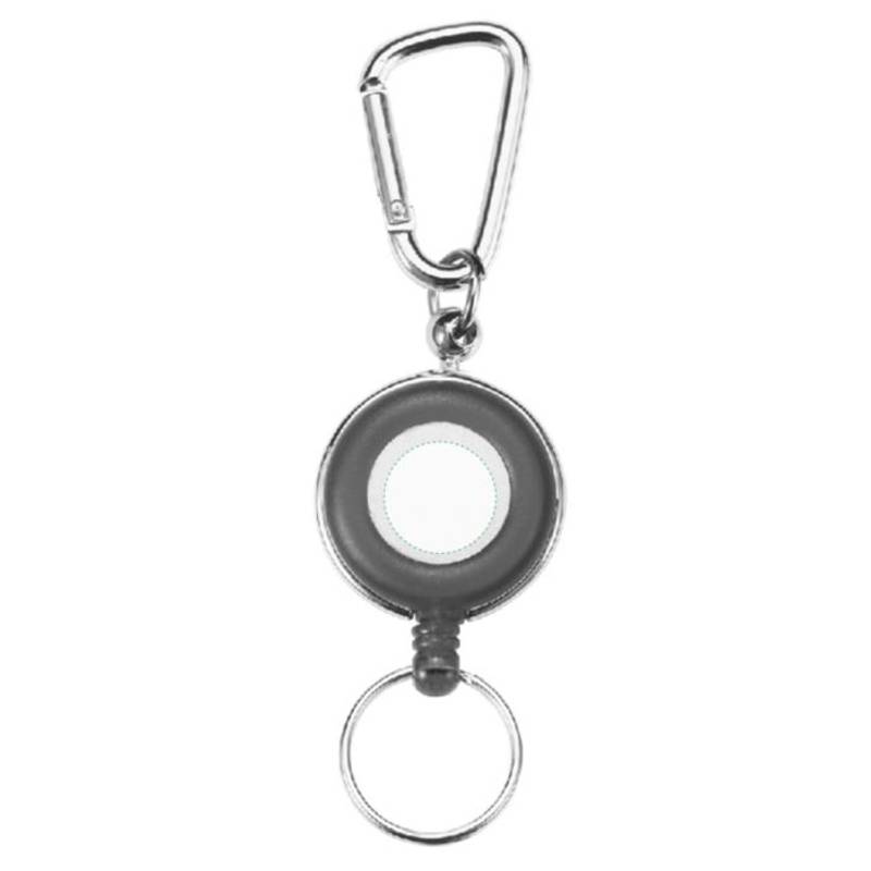 Kovová kľúčenka, držiak na skipas, karabína, červená /COMO/ Kovová kľúčenka, držiak na skipas, karabína, červená /COMO/