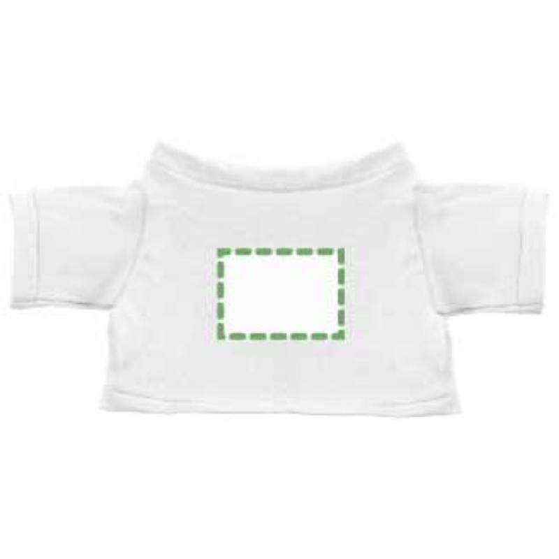 MINITRIČKO bavlněné tričko na plyšové zvířátko 20 cm, bílá MINITRIČKO bavlněné tričko na plyšové zvířátko 20 cm, bílá