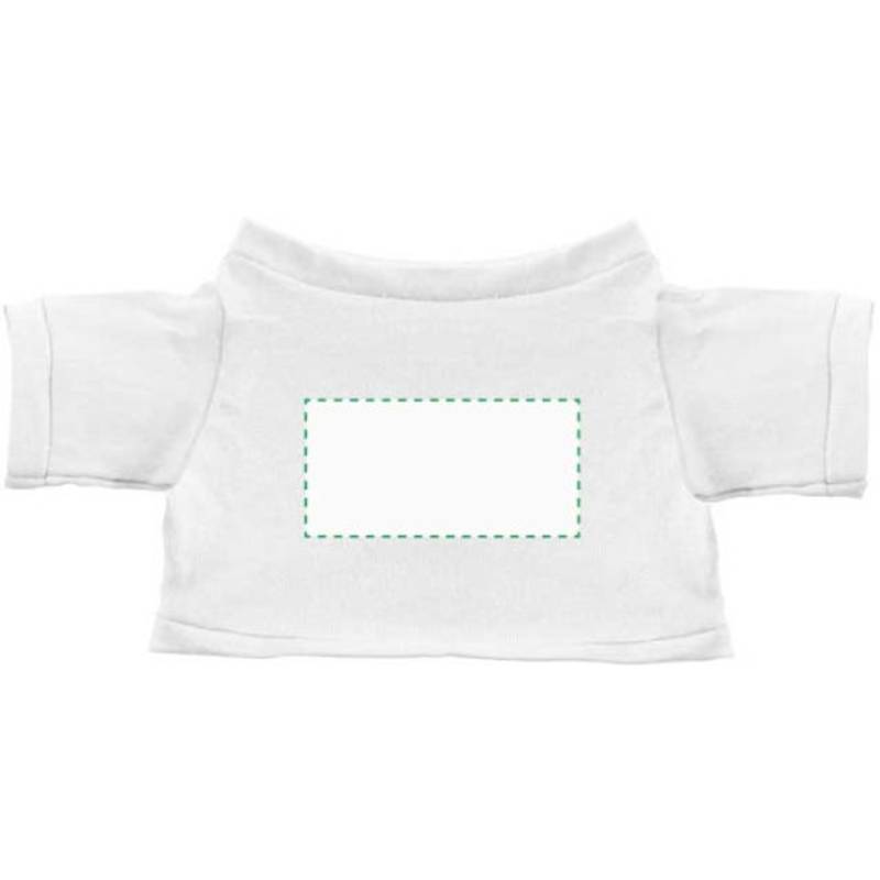 MINITRIČKO bavlněné tričko na plyšové zvířátko 20 cm, bílá MINITRIČKO bavlněné tričko na plyšové zvířátko 20 cm, bílá