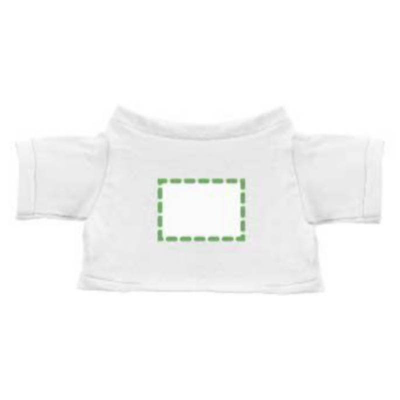 MINITRIČKO bavlněné tričko na plyšové zvířátko 20 cm, bílá MINITRIČKO bavlněné tričko na plyšové zvířátko 20 cm, bílá