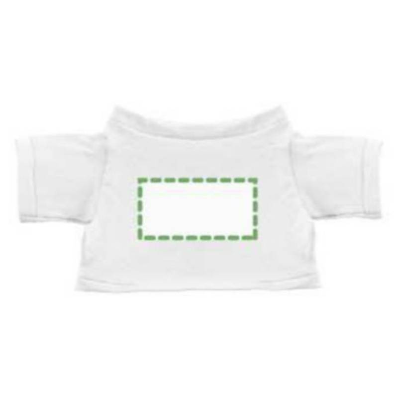 MINITRIČKO bavlněné tričko na plyšové zvířátko 20 cm, bílá MINITRIČKO bavlněné tričko na plyšové zvířátko 20 cm, bílá